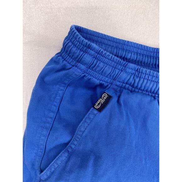 Crazy Shirts Hawaii Shorts Mens XL Blue Drawstring 6” Beach Dye Relaxed - Picture 4 of 5